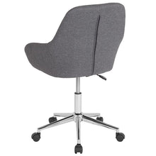 Load image into Gallery viewer, Home and Office Mid-Back Chair in Dark Gray Fabric
