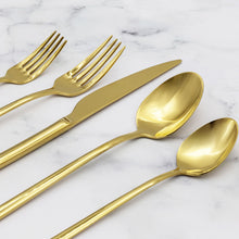 Load image into Gallery viewer, Emilia Mirror 20-Piece Flatware Set
