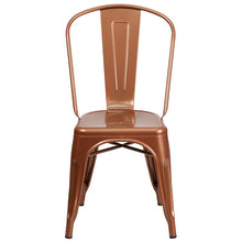 Load image into Gallery viewer, Commercial Grade Copper Metal Indoor-Outdoor Stackable Chair
