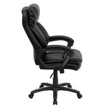 Load image into Gallery viewer, High Back Black Executive Swivel Office Chair with Plush Headrest

