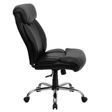 Load image into Gallery viewer, Big &amp; Tall 400 lb. Rated Black Executive Office Chair with Full Headrest
