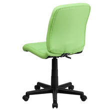 Load image into Gallery viewer, Mid-Back Green Quilted Vinyl Swivel Task Office Chair
