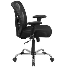 Load image into Gallery viewer, Big &amp; Tall Office Chair | Adjustable Height Mesh Swivel Office Chair with Wheels
