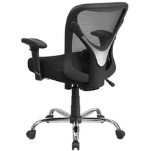 Load image into Gallery viewer, Big &amp; Tall Office Chair | Adjustable Height Mesh Swivel Office Chair with Wheels
