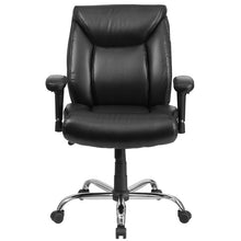 Load image into Gallery viewer, 400 lb. Rated Black Deep Tufted Task Office Chair with Adjustable Arms
