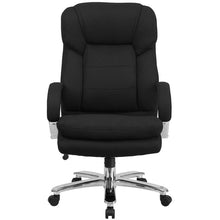Load image into Gallery viewer, 24/7 Intensive Use 500 lb. Rated Black Fabric Executive Office Chair
