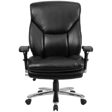 Load image into Gallery viewer, 24/7 Intensive Use Big &amp; Tall 400 lb. Rated Black Office Chair with Lumbar Knob
