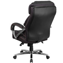 Load image into Gallery viewer, 500 lb. Rated Black Executive Swivel Office Chair with Chrome Base and Arms
