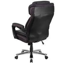 Load image into Gallery viewer, 500 lb. Rated Black Executive Swivel Office Chair with Adjustable Headrest
