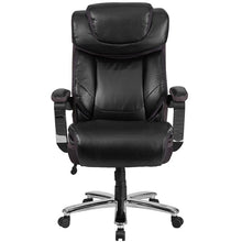 Load image into Gallery viewer, 500 lb. Rated Black Executive Swivel Office Chair with Adjustable Headrest
