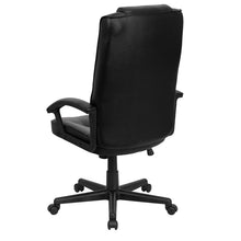 Load image into Gallery viewer, High Back Black LeatherSoft Executive Swivel Office Chair with Arms
