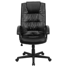 Load image into Gallery viewer, High Back Black LeatherSoft Executive Swivel Office Chair with Arms
