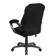 Load image into Gallery viewer, High Back Black Microfiber Contemporary Executive Swivel Office Chair with Arms

