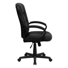 Load image into Gallery viewer, Mid-Back Black Executive Swivel Office Chair
