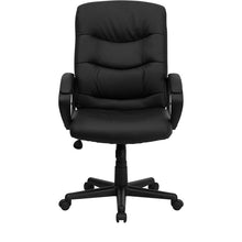 Load image into Gallery viewer, Mid-Back Black Executive Swivel Office Chair

