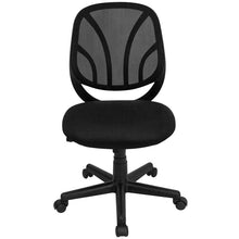 Load image into Gallery viewer, Office Chair Mid-Back Black Mesh Swivel Task Office Chair
