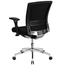 Load image into Gallery viewer, 300 lb. Rated Black Fabric Multifunction Office Chair with Seat Slider
