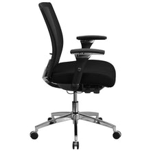 Load image into Gallery viewer, 300 lb. Rated Black Mesh Multifunction Office Chair with Seat Slider
