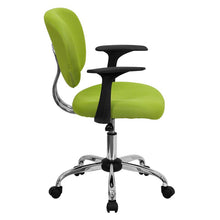 Load image into Gallery viewer, Mid-Back Apple Green Mesh Padded Swivel Task Office Chair
