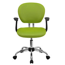 Load image into Gallery viewer, Mid-Back Apple Green Mesh Padded Swivel Task Office Chair

