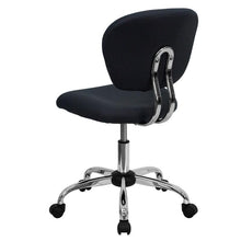 Load image into Gallery viewer, Mid-Back Gray Mesh Padded Swivel Task Office Chair with Chrome Base
