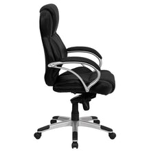 Load image into Gallery viewer, High Back Black LeatherSoft Contemporary Executive Swivel Ergonomic Office Chair
