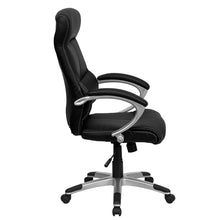 Load image into Gallery viewer, High Back Black Executive Swivel Office Chair with Headrest
