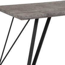 Load image into Gallery viewer, 31.5" x 63" Rectangular Dining Table in Faux Concrete Finish
