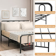 Load image into Gallery viewer, Full Size/Queen Size Metal Bed Frame with Headboard and Footboard-Full Size
