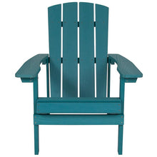 Load image into Gallery viewer, Commercial All-Weather Poly Resin Wood Adirondack Chair in Sea Foam

