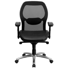 Load image into Gallery viewer, Mid-Back Black Super Mesh Executive Swivel Office Chair

