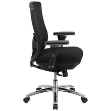 Load image into Gallery viewer, 24/7 Intensive Use 350 lb. Rated Black Mesh Multifunction Swivel Office Chair
