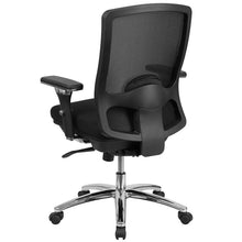 Load image into Gallery viewer, 24/7 Intensive Use 350 lb. Rated Black Mesh Multifunction Swivel Office Chair
