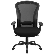 Load image into Gallery viewer, 400 lb. Rated Black Mesh Multifunction Synchro-Tilt Office Chair
