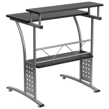 Load image into Gallery viewer, Black Computer Desk
