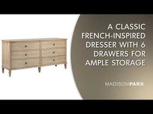 Load and play video in Gallery viewer, Madison Park Signature Victoria 6-Drawer Dresser MPS137-0117 By Olliix
