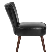 Load image into Gallery viewer, Holloway Black LeatherSoft Retro Chair
