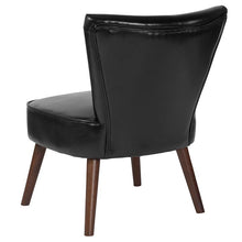 Load image into Gallery viewer, Holloway Black LeatherSoft Retro Chair
