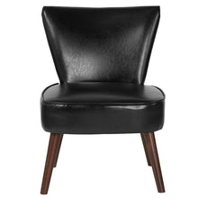 Load image into Gallery viewer, Holloway Black LeatherSoft Retro Chair
