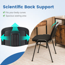 Load image into Gallery viewer, Office Chair with Metal Frame and Padded Cushions for Conference Room-Set of 5
