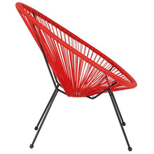 Load image into Gallery viewer, Oval Comfort Take Ten Red Papasan Lounge Chair
