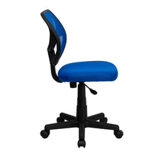 Load image into Gallery viewer, Low Back Blue Mesh Swivel Task Office Chair
