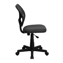 Load image into Gallery viewer, Low Back Gray Mesh Swivel Task Office Chair with Curved Square Back
