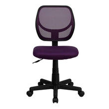 Load image into Gallery viewer, Low Back Purple Mesh Swivel Task Office Chair
