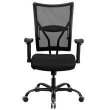 Load image into Gallery viewer, 400 lb. Rated Black Mesh Executive Swivel Office Chair with Adjustable Arms

