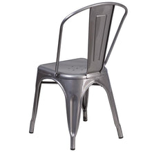 Load image into Gallery viewer, Clear Coated Metal Indoor Stackable Chair
