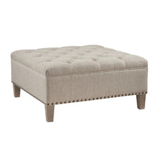 Load image into Gallery viewer, Madison Park Lindsey Lindsey Tufted Square Cocktail Ottoman- Taupe MP101-0984 By Olliix
