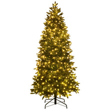 Load image into Gallery viewer, Artificial Christmas Tree with 2 Lighting Colors and 9 Flash Modes-7 ft
