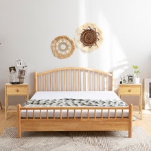 Load image into Gallery viewer, Bamboo Nightstand with Drawer and Open Shelf-Natural
