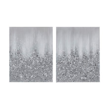 Load image into Gallery viewer, Glimmer 100% Hand Brush Embellished Canvas 2 Piece Set MP95C-0268 By Olliix
